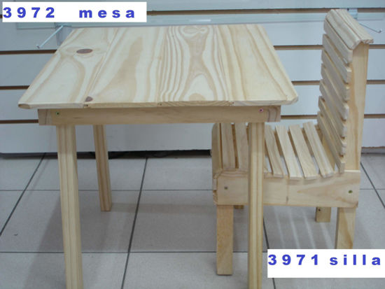 Imagen de MESA  MADERA RAT. MEDIANA 10.25